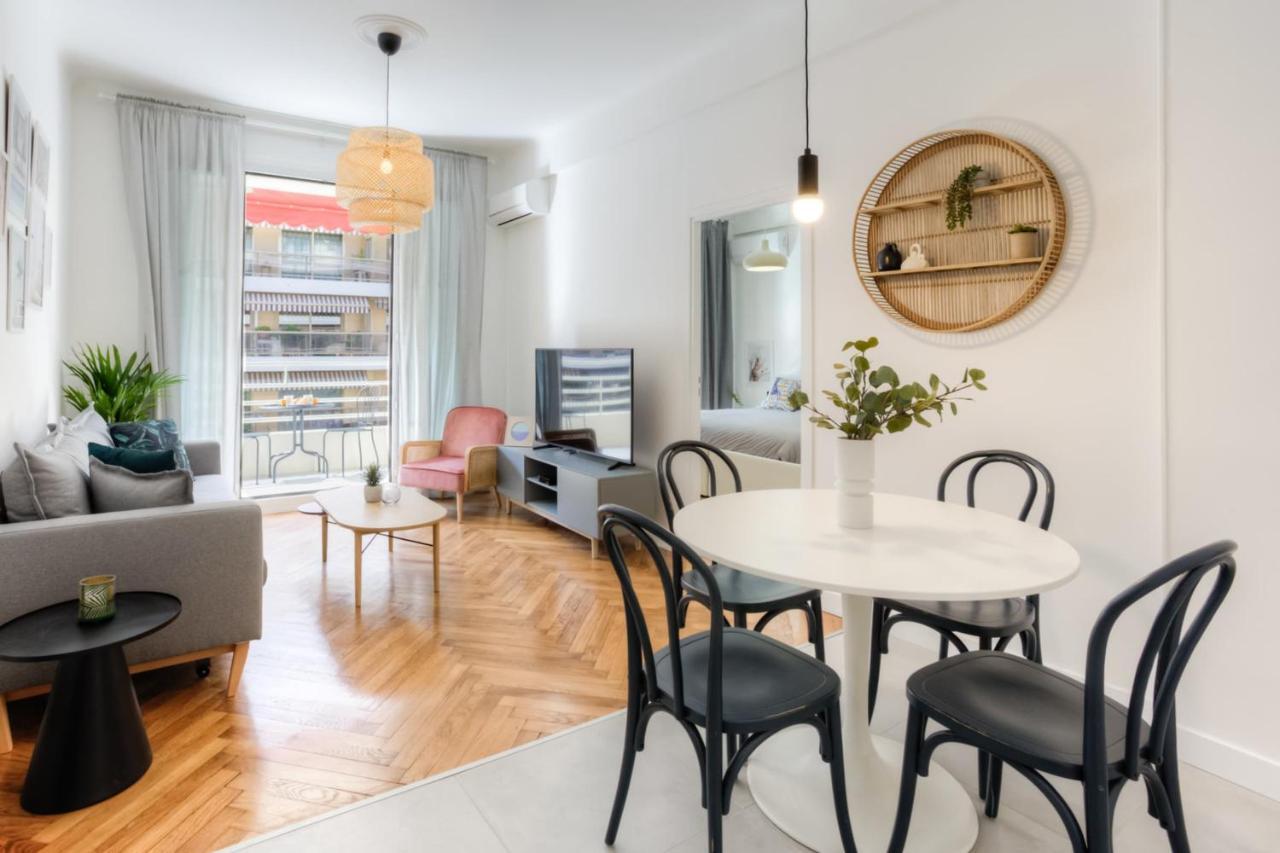 Leilighet #29 Gambetta Ac Sea View 2 Bedrooms 1min Walk To Promenade & Sea Nice